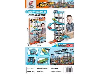 Đồ Chơi Lắp Ráp Mô Hình Bãi Đậu Xe Ô Tô 189-17 - Xe Tải Xây Dựng Kích Thước Lớn cho Trẻ Em - Đồ Chơi Giáo Dục Sáng Tạo