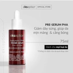 Serum Tái Tạo Tế Bào Ekseption Hyaluronic PHA 75ml - Tẩy Tế Bào Chết, Cấp Ẩm Và Làm Mịn Da Cho Tất Cả Loại Da