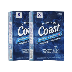 Xà Bông Cục Coast Classic Soap hàng Mỹ Lốc 8 Cục Của Mỹ