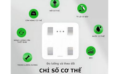 Cân Điện Tử 7 trong 1 Medisana BS 310 Connect - Cân Phân Tích Cơ Thể Bluetooth, Đo Trọng Lượng và Chỉ Số Sức Khỏe Tích Hợp