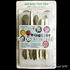 Bộ 10 dụng cụ làm rau câu 3D – Tặng kèm kim nhụy - Mã 1010