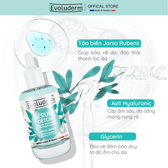 Serum detox Evoluderm giúp thải độc tố thanh lọc da