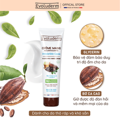 Kem dưỡng ẩm làm mềm bảo vệ da tay chiết xuất Bơ Cacao Evoluderm