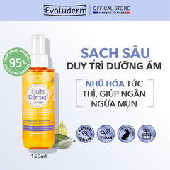 Dầu Tẩy Trang Hạnh Nhân Evoluderm - Làm Sạch Sâu, Dưỡng Ẩm Da, Chứa 96% Thành Phần Thiên Nhiên, Cho Da Thêm Khỏe Mạnh