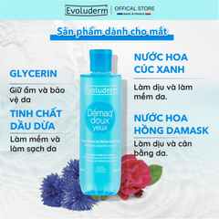 Nước tẩy trang dưỡng ẩm dành cho mắt và môi Evoluderm
