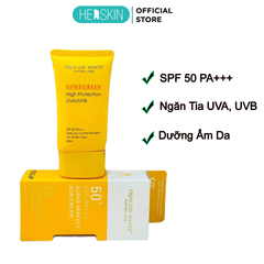 Kem Chống Nắng Princess White SPF 50/PA+++ 60ml - Bảo Vệ Da, Ngăn Ngừa Lão Hóa, Phù Hợp Mọi Loại Da