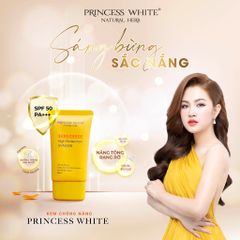Kem Chống Nắng Princess White SPF 50/PA+++ 60ml - Bảo Vệ Da, Ngăn Ngừa Lão Hóa, Phù Hợp Mọi Loại Da