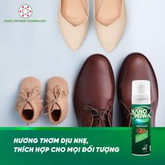 Chai Xịt Nano Bạc Khử Mùi Hôi Giày, Hôi chân, Kháng khuẩn, Diệt nấm