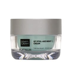 Kem Dưỡng Ban Đêm MartiDerm Platinum GF Vital Age - Kem Dưỡng Da Tái Tạo Độ Ẩm và Đàn Hồi, Chống Lão Hóa, Phù Hợp Mọi Loại Da