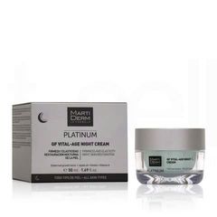 Kem Dưỡng Ban Đêm MartiDerm Platinum GF Vital Age - Kem Dưỡng Da Tái Tạo Độ Ẩm và Đàn Hồi, Chống Lão Hóa, Phù Hợp Mọi Loại Da