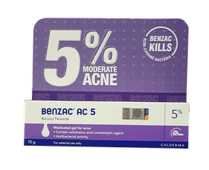 Kem hỗ trợ giảm mụn Galderma Benzac