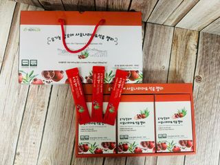 THẠCH NHA ĐAM SÂM VỊ LỰU KDY ALOE - COLLAGEN ĐẸP DA - Hộp 10 gói