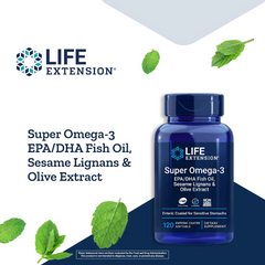 Viên Uống Super Omega3 Life Extension Hỗ Trợ Tim Mạch Và Não Bộ