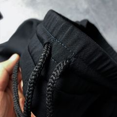 Quần Thun Jogger Nam Thể Thao Phối Sọc Trắng - Thoải Mái Cho Tập Luyện, Đi Học, Đi Chơi - Quần Đen Thời Trang Cá Tính