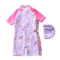 Bộ Đồ Bơi Bé Gái Siêu Cute Kèm Nón Bơi & Bọc Điện Thoại Chống Nước - Vải Chất Lượng Cao, Thoải Mái Vận Động, Size M-2XL