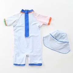 Đồ Bơi Chống Nắng Tạm Thời Cho Bé Trai Hình Khủng Long Kèm Nón - Vải Chống Nước Siêu Bền, An Toàn Khi Đi Bơi
