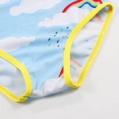 Đồ Bơi Bé Gái Sát Nách Họa Tiết Hoa - Áo Tắm Monokini Chống Nước Cho Mùa Hè, Đi Biển, Bơi Lội, Chất Liệu Mềm Mại