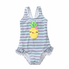 Đồ Bơi Bé Gái Sát Nách Họa Tiết Hoa - Áo Tắm Monokini Chống Nước Cho Mùa Hè, Đi Biển, Bơi Lội, Chất Liệu Mềm Mại