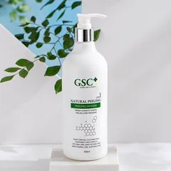 Kem tẩy da chết sinh học GSC+ Natural Peeling 500ml - Chiết xuất tự nhiên, làm sạch sâu, phục hồi da mềm mại, mịn màng