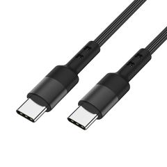 Cáp Sạc Nhanh PD 60W 2 Đầu Type C Bọc Dù - Sạc Tốc Độ Cao Cho Samsung, LG, Sony, Truyền Dữ Liệu 480 Mbps