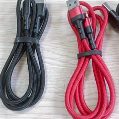 Cáp Sạc Nhanh Type C 18W QC3.0 Bọc Dù Chắc Chắn, Truyền Dữ Liệu Tốc Độ Cao 480Mps - Dài 50/100cm, Tương Thích Mọi Thiết Bị