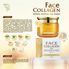 Kem Face Collagen X3 Đông Trùng Hạ Thảo - Hộp 15g