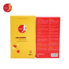 Viên Nhân Sâm CND GINSENG Gold - Thực Phẩm Bảo Vệ Sức Khỏe Hỗ Trợ Năng Lượng & Giấc Ngủ - 60 Viên Canada