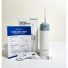 Máy Tăm Nước Không Dây LocknLock ENR116Mit- 170ML - 3 Chế Độ, 2 Đầu Tăm- Bảo Hành Chính Hãng