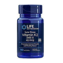 Bổ Sung Vitamin K2 MK-7 45mcg Life Extension 90 Viên Tăng Chiều Cao Khoẻ Xương Khớp Và Sức Đề Kháng