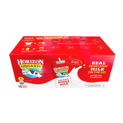 Thùng 18 Hộp Sữa Tươi Horizon Nước, Horizon Organic Whole Milk Của Mỹ