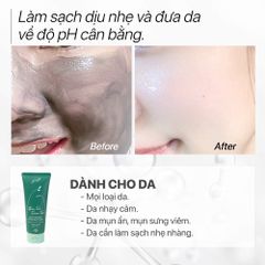 Sữa Rửa Mặt Than Tre Tràm Trà GUO - Làm Sạch Dịu Nhẹ, Kháng Khuẩn, Phục Hồi Da Nhạy Cảm, Giúp Kiềm Dầu, Chống Mụn