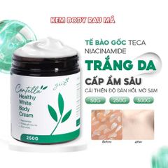 Kem Dưỡng Trắng Body Rau Má GUO – Centella Healthy White Body Cream 50g/250g/500g, Dưỡng Ẩm, Làm Sáng Da, Chống Nắng Nhẹ