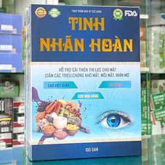 Viên Bổ Mắt Tinh Nhãn Hoàn - Hỗ Trợ Cải Thiện Thị Lực, Giảm Chứng Quáng Gà, Mờ Mắt - Đảm Bảo Sức Khỏe Mắt Cho Người Lớn