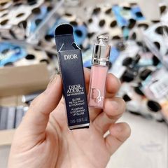 (Hàng nội địa) Son Dưỡng Dior Addict Lip Maximizer Mini 2ml - Dưỡng Ẩm Chống Khô Môi, Căng Bóng Tự Nhiên, Phong Cách Sang Trọng