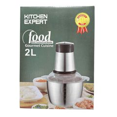 Máy Xay Đa Năng Kitchen Expert 2L - Cối Inox 304 Chống Rỉ, Công Suất 200W, Thiết Kế Nhỏ Gọn, Hiệu Quả Cao, Dễ Vệ Sinh