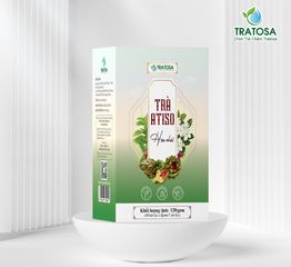 Trà AtiSo Hoa nhài TRATOSA 4 vị giúp giải độc gan, thanh lọc cơ thể