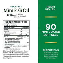 Dầu Cá Tinh Khiết Nature's Bounty Fish Oil 2400mg 90 Viên