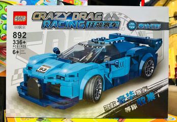 Xe Ô Tô Đua Lắp Ráp Crazy Drag Racing - Bộ Đồ Chơi Lego 4 Phân Loại QS08 892 893 894 895 Cho Trẻ Em