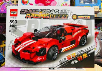 Xe Ô Tô Đua Lắp Ráp Crazy Drag Racing - Bộ Đồ Chơi Lego 4 Phân Loại QS08 892 893 894 895 Cho Trẻ Em