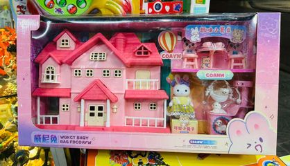Đồ Chơi Nhà Búp Bê Thỏ Trắng 6397-77 - Đồ Chơi An Toàn Cho Trẻ Em - Quà Tặng Dễ Thương Cho Bé Yêu