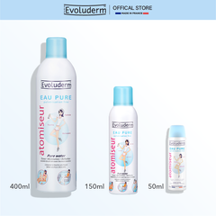 Xịt Khoáng Evoluderm 400ml - Dưỡng Ẩm Làm Dịu Da, Phục Hồi Da Nhạy Cảm, Nguồn Nước Khoáng Từ Núi Vosges Pháp