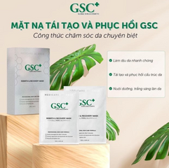 Mặt nạ GSC+ Rebirth & Recovery - Tái tạo và phục hồi da, cấp ẩm, giảm kích ứng cho mọi loại da, 10 miếng