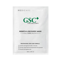 Mặt nạ GSC+ Rebirth & Recovery - Tái tạo và phục hồi da, cấp ẩm, giảm kích ứng cho mọi loại da, 10 miếng