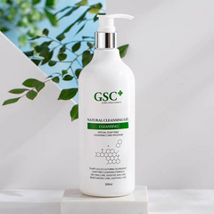 Sữa Rửa Mặt GSC+ Natural Cleansing Gel 500ml - Làm Sạch Sâu, Cân Bằng Da, Chiết Xuất Tự Nhiên, Phục Hồi Da Khỏe Mạnh
