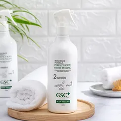 Tẩy Da Chết Toàn Thân GSC+ Perfect Body White Peeling 500ml - Chiết Xuất Tự Nhiên, Làm Sáng Da, Chống Oxy Hóa, Phục Hồi Da Mịn Màng