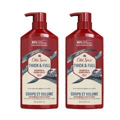 Dầu Gội Xả 2in1 Thick & Full Old Spice 650ML USA Mẫu Mới