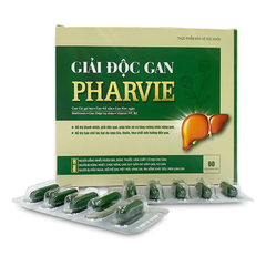 Viên Uống Giải Độc Gan PharViE Giúp Bảo Vệ Và Tăng Cường Chức Năng Gan (Hộp 60 viên)