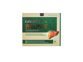 Viên Uống Giải Độc Gan PharViE Giúp Bảo Vệ Và Tăng Cường Chức Năng Gan (Hộp 60 viên)
