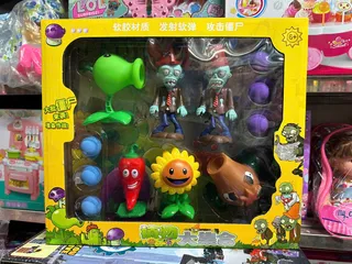 Đồ chơi Plant vs Zombies 2221 đại chiến trái cây hoa quả nổi giận có 6 bóng