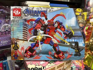 Đồ Chơi Lắp Ráp F9014-3 Spider-Man và Batman - Bộ Siêu Anh Hùng Alliance Lego - Quà Tặng Cho Fan Marvel DC